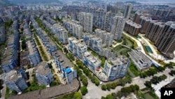 溫州市的公寓居住區（資料照片）