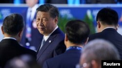 中國領導人習近平出席加州三藩市APEC峰會。 （2023年11月17日）