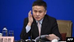 資料照：中國任命中國人民銀行副行長潘功勝出任央行黨委書記。