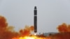 북한, 동해상 ICBM 발사..."정찰기 트집 대미 도발"