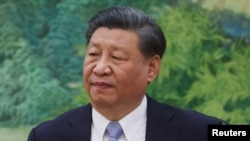 中國領導人習近平與美國國務卿布林肯在北京人大會堂舉行會談。（2023年6月19日）