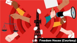 自由之家公佈2023年網路自由（Freedom on the Net）報告。（2023年10月4日圖片來自自由之家網站）