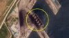 북한 라진항에서 17일 190m 길이의 초대형 선박이 포착됐다. 사진=Planet Labs