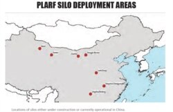 中國火箭軍正在建設中或運行中的發射井部署地點。（source: "People’s Liberation Army Rocket Force Order of Battle 2023"報告截圖)