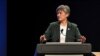 La ministra de Asuntos Exteriores de Australia, Penny Wong, habla durante el Foro de Cooperación Marítima de la Cumbre Especial ASEAN-Australia, en Melbourne, Australia, el 4 de marzo de 2024. 