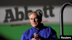 美國德州州長阿博特（Greg Abbott）2022年初競選連任，並成功當選。（路透社）
