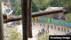 በቆቦ ከተማ ከተቃውሞው በኋላ የነበረውን ሁኔታ የሚያሳይ በዋትስ አፕ የተላከልን ፎቶ ነው