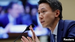 TikTok首席執行官周受資2023年3月23日在美國國會作證。