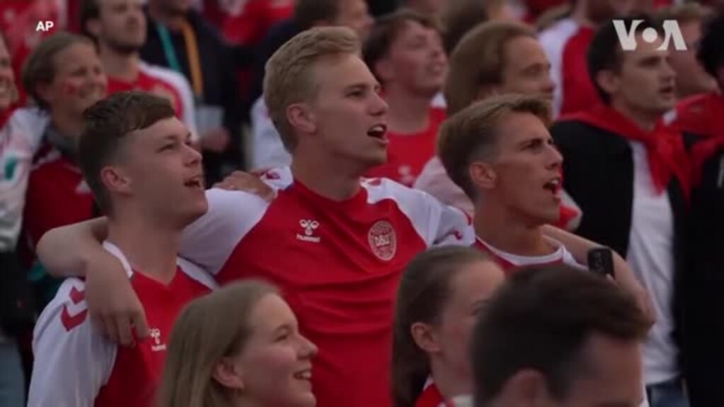 Magoya baya suna ta murna bayan Denmark ta lalasa Rasha da ci 4-1 da ya kaita shiga rukuni na 16 a gasar kasashen Turai na 2020