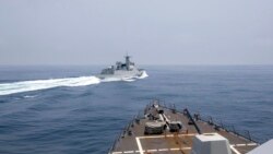 美加軍艦自今年6月以來第三次聯合穿越台灣海峽