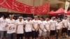 香港學生六四絕食 今晚再燃六四燭光