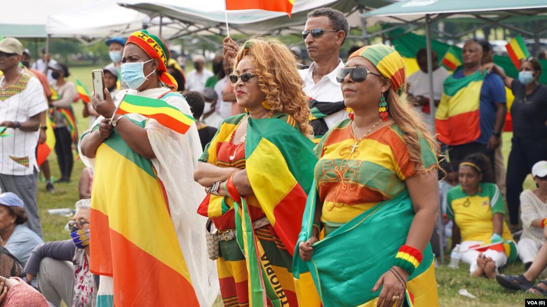 ኢትዮጵያ እየገነባች ላለችው የህዳሴ ግድብ ድጋፋቸው ለመስጠት የተሰባሰቡ ትውልደ ኢትዮጵያዊያን በዋሺንግተን ዲሲ ትዕይንተ ህዝብ አከናውነዋል