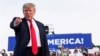 Donald Trump num comicio em Ohio