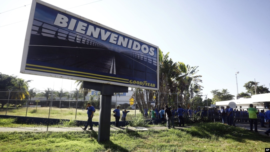 Planta de Goodyear ubicada en Los Guayabos, Venezuela, el lunes 10 de diciembre de 2018.
