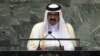 The Emir of Qatar, Sheikh Hamad bin Khalifa Al-Thani, addresses the 67th session of the U.N.