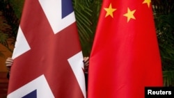資料照：英國和中國國旗