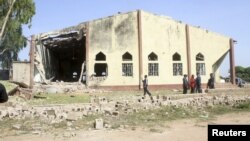 Igreja de Santa Rita, em Kaduna, após o ataque deste domingo
