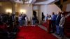 El ministro de Relaciones Exteriores de Colombia, Luis Gilberto Murillo, habla durante una conferencia de prensa en la Cancillería de Colombia el día en que el presidente de Estados Unidos, Donald Trump, anunció la imposición de aranceles y sanciones. REUTERS