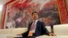 万达集团董事长王健林在青岛，准备参加青岛东方影都的启动典礼（2013年9月22日）