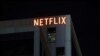 Una vista general fuera de la oficina de Netflix después de que el Writers Guild of America (WGA, por sus siglas en inglés) dijera que llegó a un acuerdo laboral preliminar con importantes estudios en Los Ángeles, California, EEUU, el 24 de septiembre de 2023.