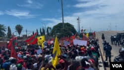 Protesto em Luanda, Angola, 23 de novembro 2024