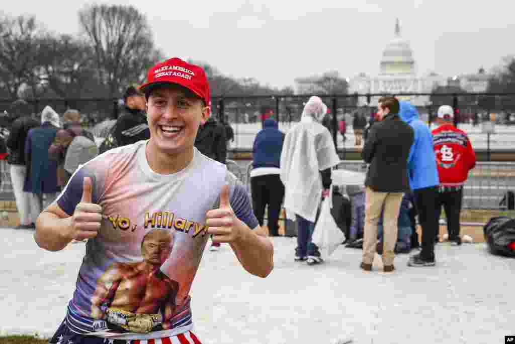 Bikin rantsar da sabon zababben shugaban Amurka Donald J. Trump, a farfajiyar Majalisa kasar dake birnin Washington DC, Janairu 20, 2017 