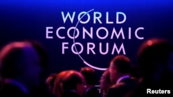Logo del Foro Económico de Davos.