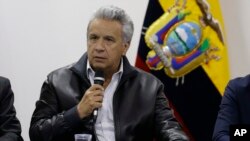El presidente de Ecuador, Lenín Moreno, visita oficialmente la Casa Blanca, el miércoles 12 de febrero, atendiendo a una invitación del presidente de EE.UU. Donald Trump. Foto: Reuters, 13 enero de 2020.