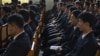 지난 2011년 10월 평양과기대 학생들이 강의를 듣고 있다. (자료사진)