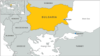 Map of Bulgaria