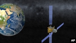 地球與衛星圖示