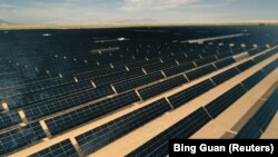 美國加尼福尼亞州的太陽能電池板（2020年5月29日）。